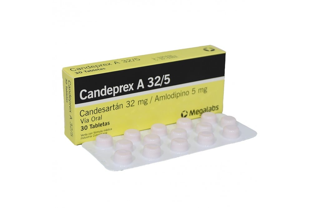 Candeprex A 32 / 5 Mg Caja Con 30 Tabletas