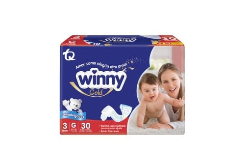 Pañales Winny Gold Etapa 3...