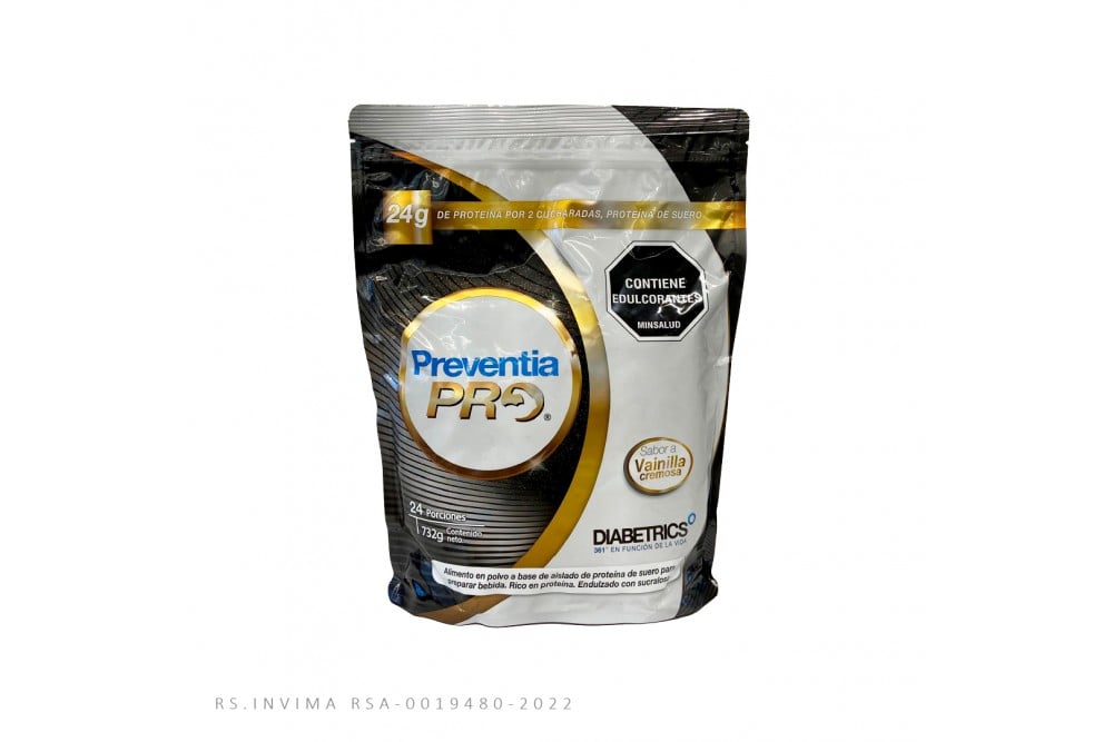 Alimento A Base De Proteina De Leche Preventia Pro Sabor Vainilla 732 G