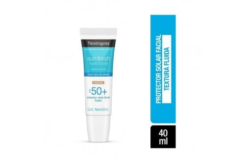 Protector solar facial...
