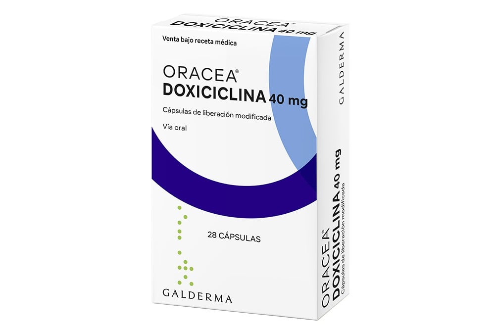 Oracea 40 Mg Caja Con 28 Cápsulas De Liberación Modificada
