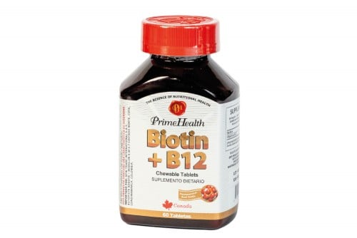 Biotina + B12 Prime Health...
