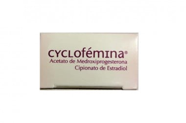 Cyclofémina 25/5 Mg Ampolleta Con 0.5 Ml Incluye Jeringa