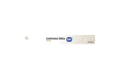 Levotiroxina Sódica Mk 125 Mcg 30 Tabletas