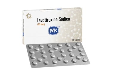 Levotiroxina Sódica Mk 125 Mcg 30 Tabletas
