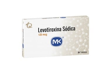 Levotiroxina Sódica Mk 125 Mcg 30 Tabletas