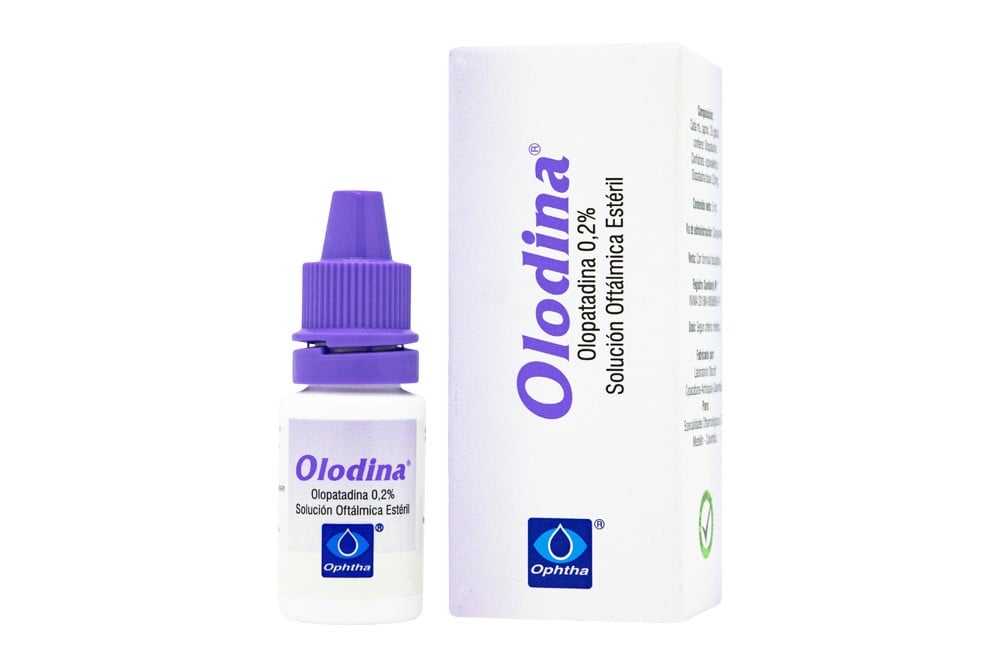 Olodina Solución Oftálmica 0.2 % Caja Con Frasco 5 Ml