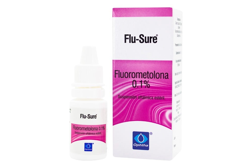 Flu-Sure Suspensión Oftálmica 0.1 % Frasco Con 5 Ml