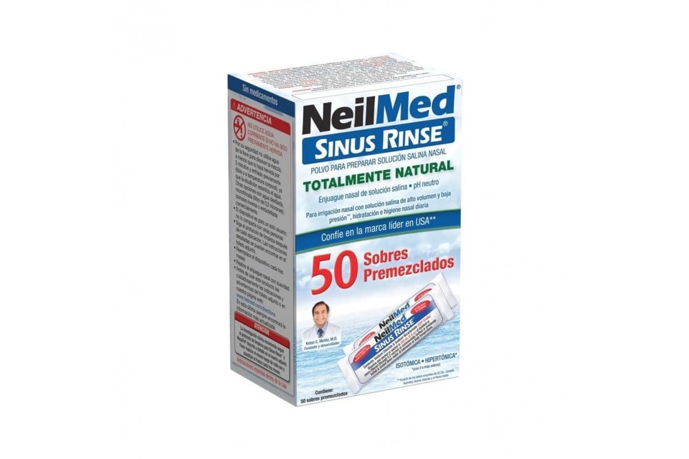 Solución Salina Sinus Rinse Kids 50 Sobres Premezclados