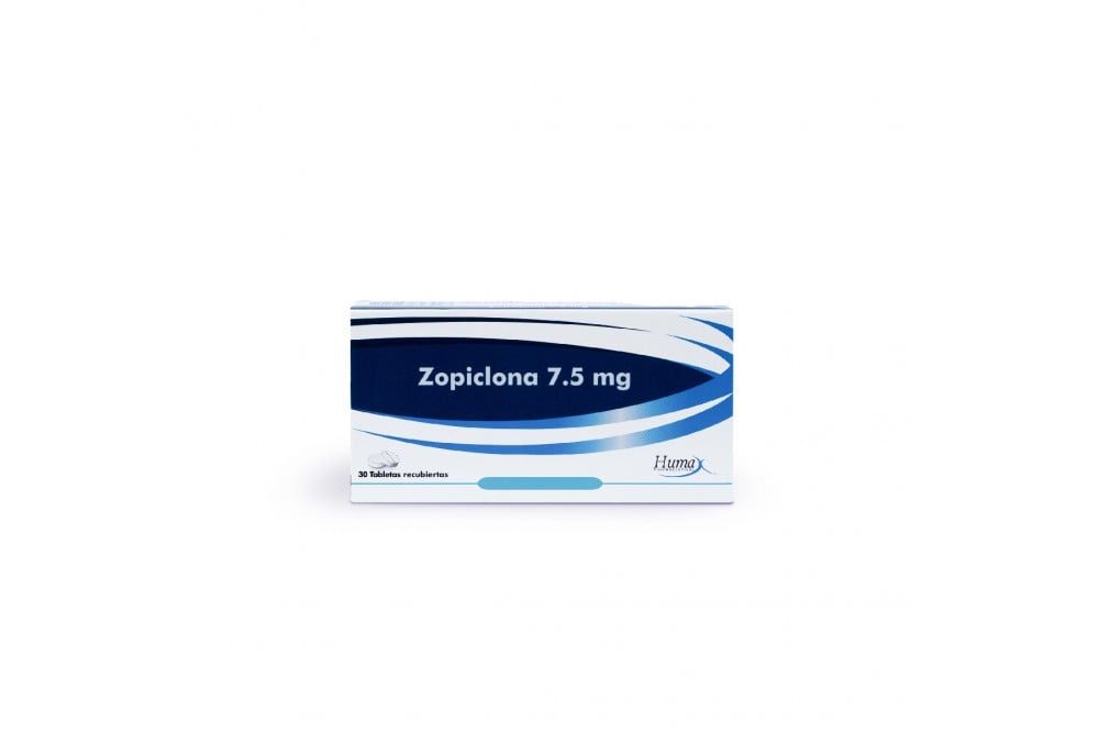 Zopiclona 7.5 Mg Caja Con 30 Tabletas Recubiertas