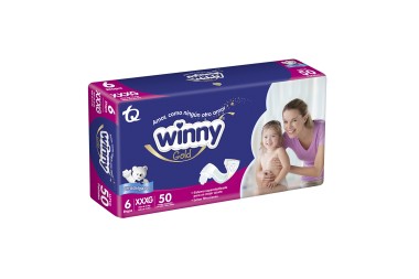 Pañales Winny Gold Etapa 6 XXXG 50 Unds
