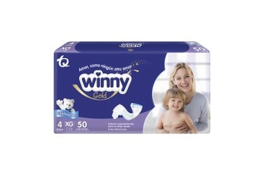 Pañales Winny Gold Etapa 4 XG 50 Unds