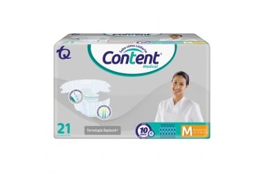 Pañales Desechables Content Medical Talla M 21 Unds