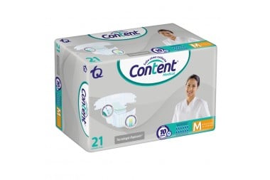 Pañales Desechables Content Medical Talla M 21 Unds