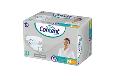 Pañales Desechables Content Medical Talla M 21 Unds