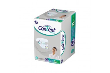 Pañales Desechables Content Medical Talla XL 9 Unds