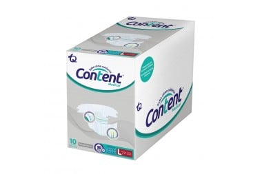 Pañales Desechables Content Medical Talla L 10 Unds