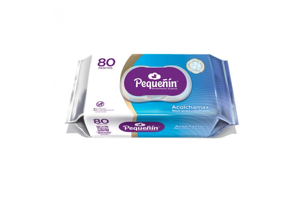 Pañitos Humedos Pequeñin Acolchamax 80 Unds