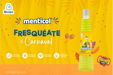 Loción Refrescante Menticol Original Carnaval 130 Ml