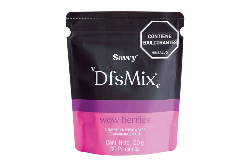 Alimento Savvy Dfsmix Sabor Arándanos & Acai 120 G