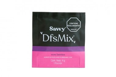 Alimento Savvy Dfsmix Sabor Arándanos & Acai 120 G
