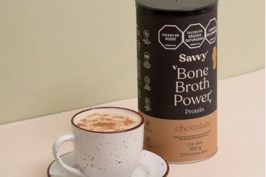 Mezcla A Base De Caldo De Hueso De Pollo Savvy Bone Broth Power Sabor Chocolate 560 G