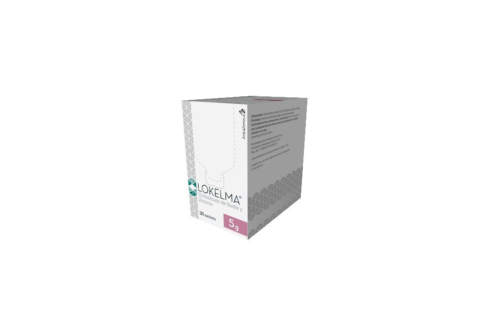 Lokelma Ciclosilicato De Sodio Y Zirconio 30 Sachet 5G C/U