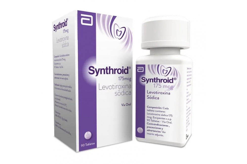 Synthroid 175 Mcg 90 Tabletas