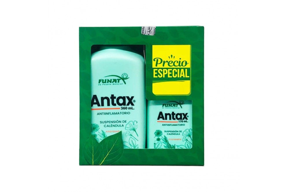 Oferta Antiinflamatorio Antax Caléndula 360 Ml + 160 Ml