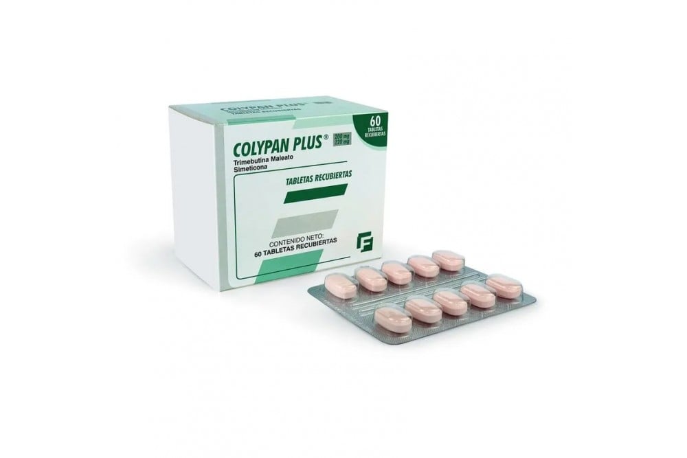 Colypan Plus 200 mg/120 mg 60 Tabletas Recubiertas