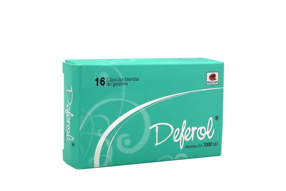 Deferol 7000 Ui 16 Cápsulas Blandas De Gelatina