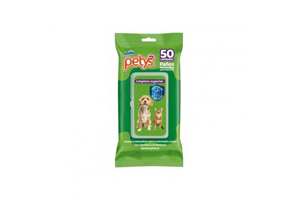 Pañitos Húmedos Petys Original 50 Unds