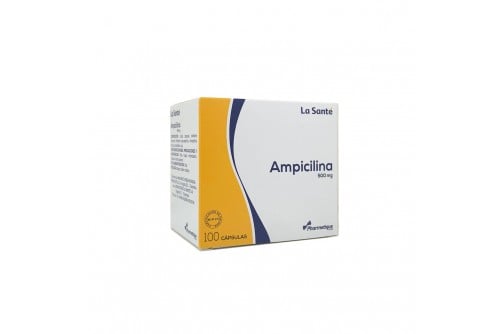 Ampicilina 500 Mg Caja Con...