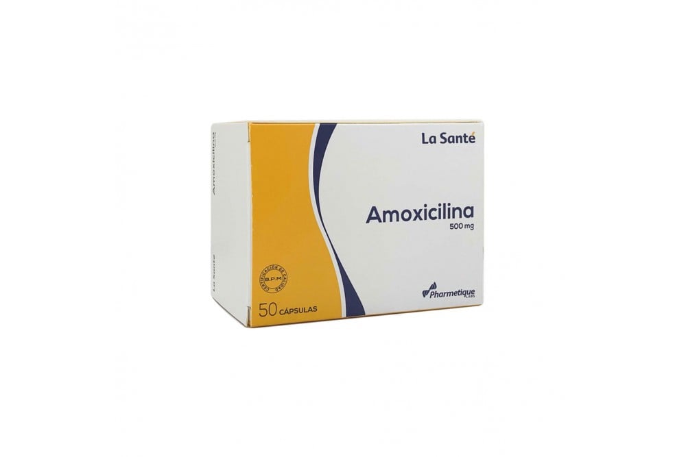Amoxicilina 500 Mg Caja Con 50 Cápsulas