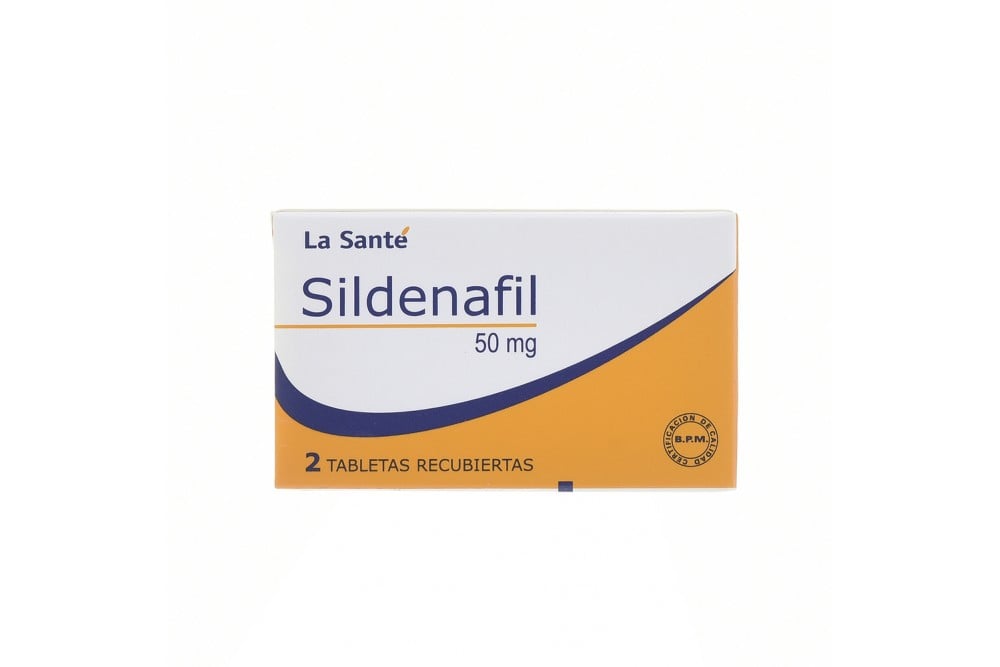 Sildenafil 50 Mg Caja Con 2 Tabletas Masticables