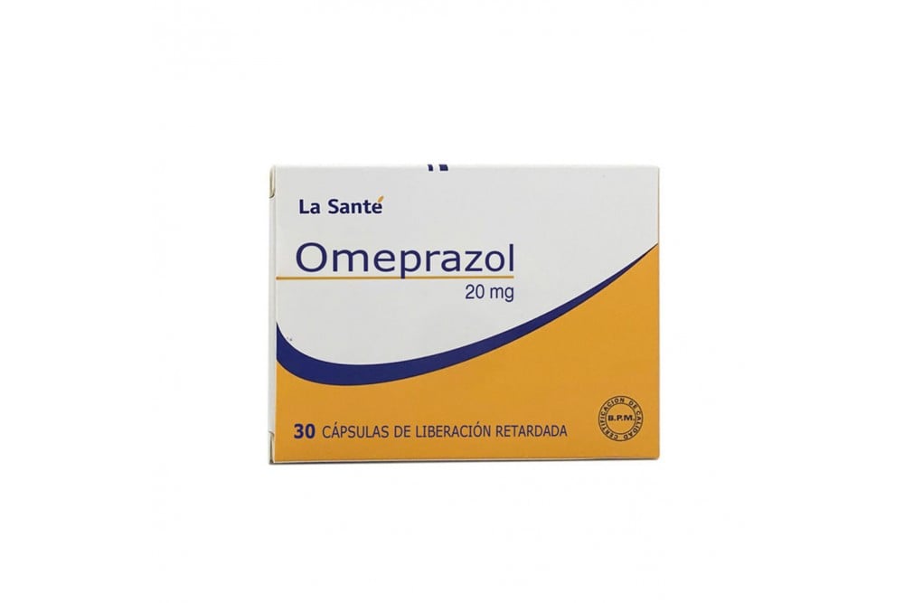 Omeprazol 20 Mg Caja Con 30 Cápsulas