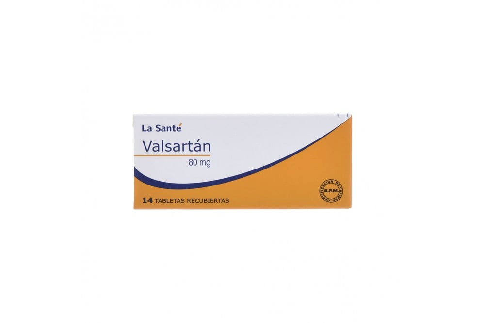Valsartan 80 Mg Caja Con 14 Tabletas Recubiertas - La Santé