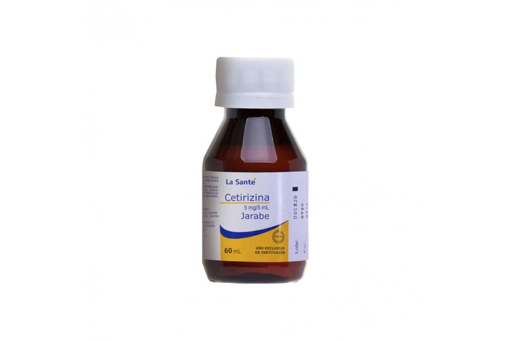 Cetirizina Jarabe 5 Mg / 5 Ml Frasco Con 60 Ml