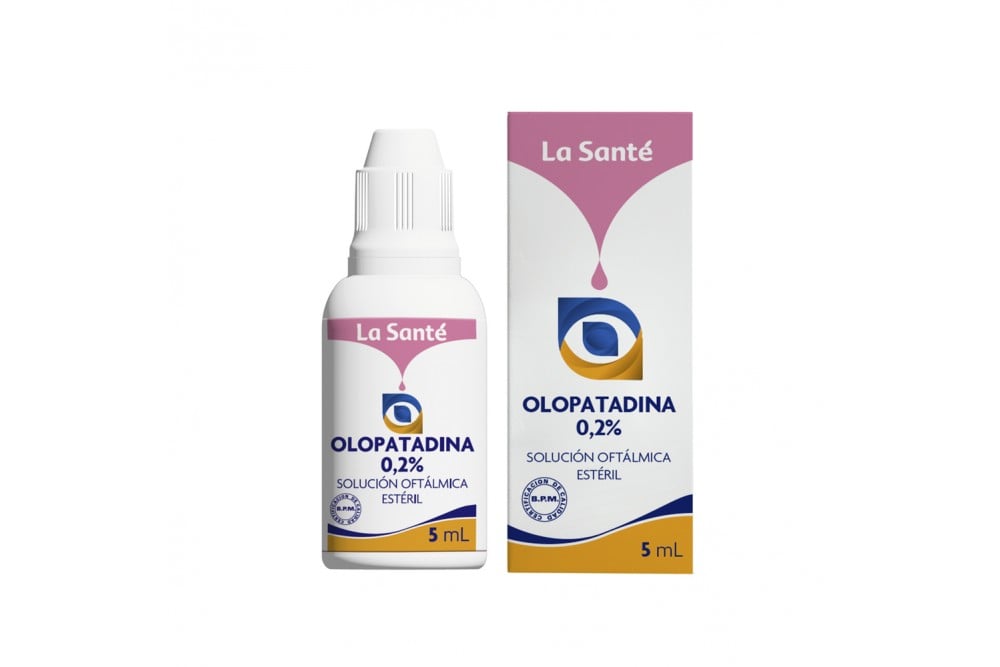 Olopatadina 0.2% Solución Oftálmica Estéril 5 Ml