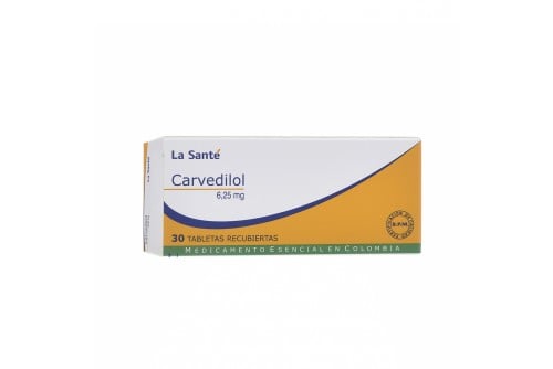 Carvedilol 6,25 Mg Caja Con...