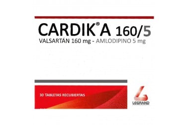 Cardik A 160/5 Legrand 30 Tabletas Recubiertas