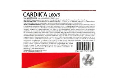 Cardik A 160/5 Legrand 30 Tabletas Recubiertas