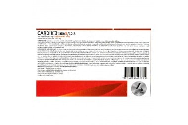 Cardik 3 160/5/12.5 Legrand 30 Tabletas Recubiertas