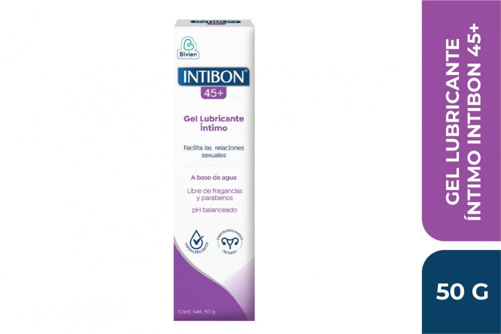 Gel Lubricante Intimo Intibon 45+ 50G
