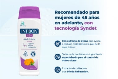 Jabón Intimo Intibon 45+ Syndet 210 G