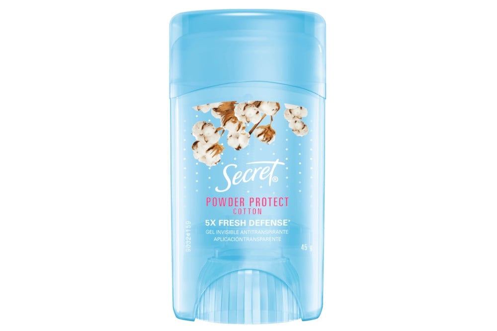 Antitranspirante Secret Powder Protect Cotton En Gel 45 G