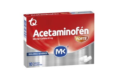 Acetaminofén Forte Mk 500Mg...