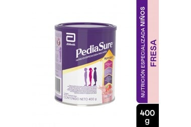 PediaSure En Polvo Peptigro Sabor Fresa 400 G
