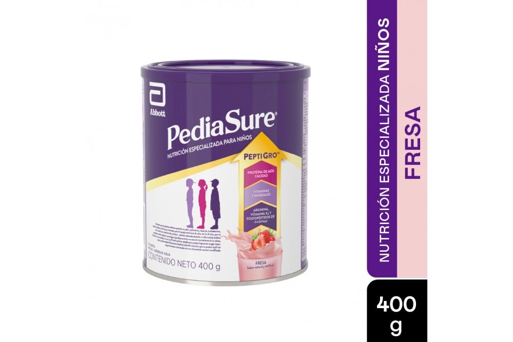 PediaSure En Polvo Peptigro Sabor Fresa 400 G