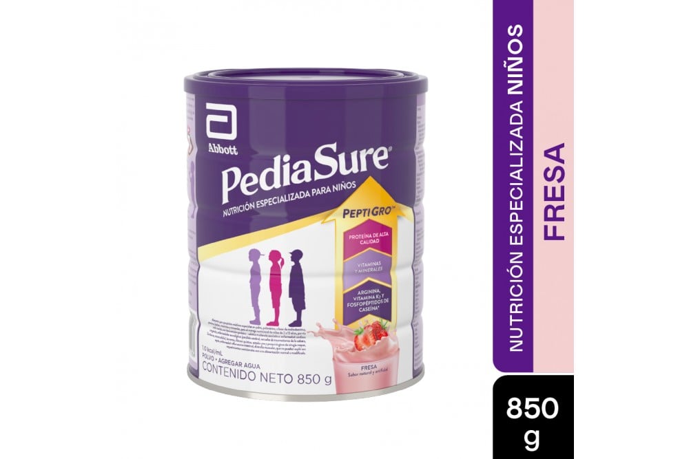 PediaSure En Polvo Peptigro Sabor Fresa 850 G